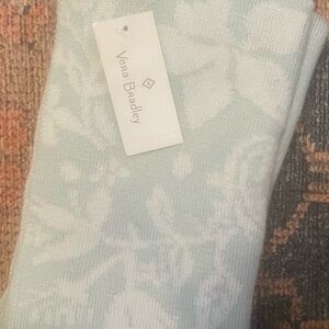 Vera Bradley Light Blue Floral Scarf